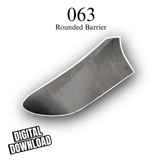 063 Rounded Barrier Digital File