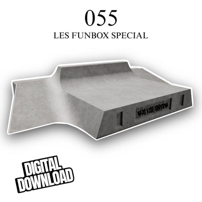 055 LES Skatepark Funbox Replica Digital File