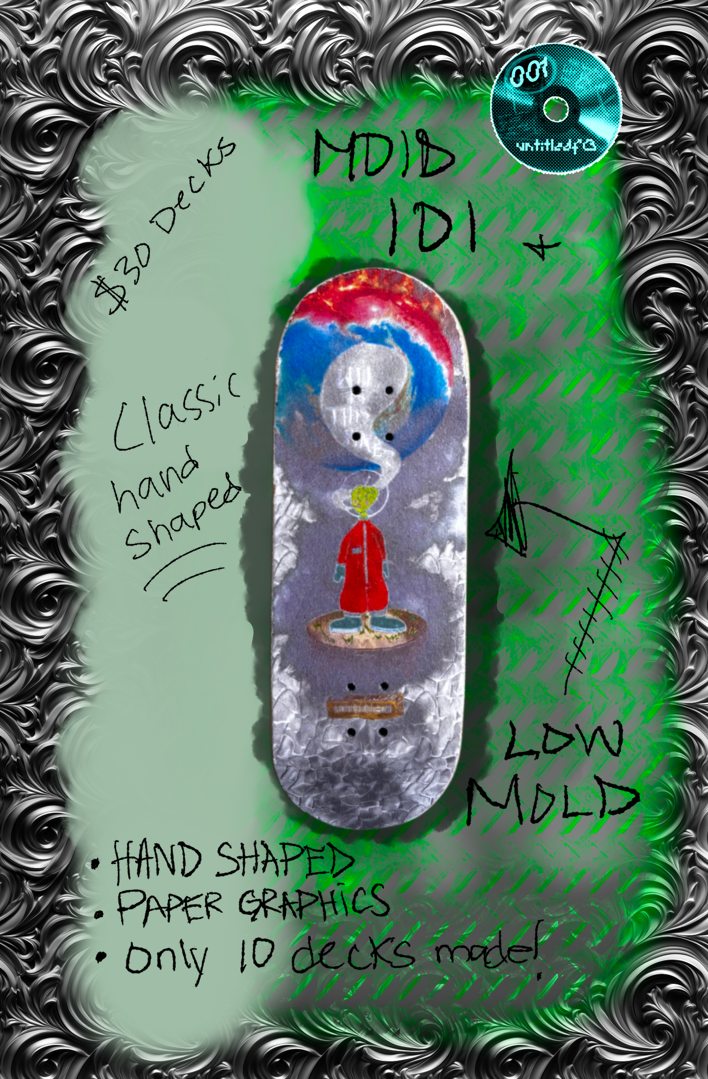 Low Mold Hand Classic Shaped